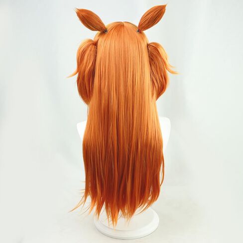 Uma Musume Mayano Top Gun Cosplay Wig Hair Role Play Halloween Christmas Comic Convention Costume Party Wigs + Wig Cap in Kuwait