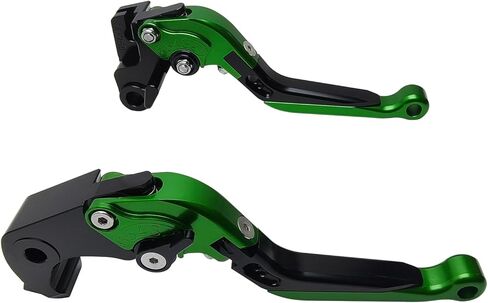 مجموعة رافعة قابض الفرامل البديلة لـ ZX6R ZX6RR ZX636 2019-2025، مقبض فرامل دراجة نارية من الألومنيوم قابل للتعديل وأذرع طويلة قابلة للتمديد (أسود بالكامل) in Kuwait
