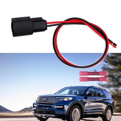 2-Pin LED مصباح إضاءة للضباب موصل ضوء الضباب ضفيرة متوافق مع Ford Explorer 2020-2022 قابس كوابل مجمعة 33471-0201 in Saudi Arabia
