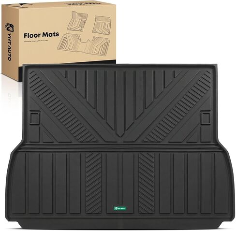 YHTAUTO Cargo Mat متوافق مع Lexus GX550 2024-2026 & Toyota Land Cruiser/Prado 250 2024-2026، بطانات أرضية TPE للحماية من جميع الأحوال الجوية، سجادة شحن، أسود in Saudi Arabia