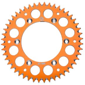 ضرس ألومنيوم خلفي 48 سن برتقالي لـ KTM 450 SX-F 2007-2022 in Kuwait