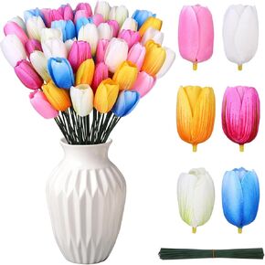 80 حزمة من الورود السوداء والحمراء الاصطناعية بكميات كبيرة 1.6 بوصة زهور الورد الاصطناعية الصغيرة مع سيقان محاكاة الورود الأنيقة للهالوين، وحفلات الباقات، وديكورات المنزل in Kuwait