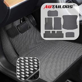 Tesla Model 3 Floor Mats 2023 Fit for Performance-All Weather Floor Mats Waterproof Lightweight and Odorless Made in USA-6pcs in Normal in Saudi Arabia