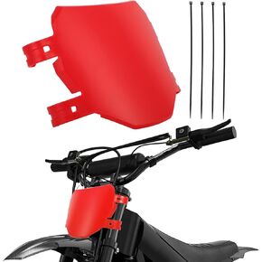 لوحة أرقام للدراجة الإلكترونية، اللوحة الأمامية Ebike Mods Universal لـ macfox Surron Light bee x/s Talaria Sting mx4/mx3/xxx VIPCOO H3 دراجة ترابية كهربائية باللون الأسود in Kuwait