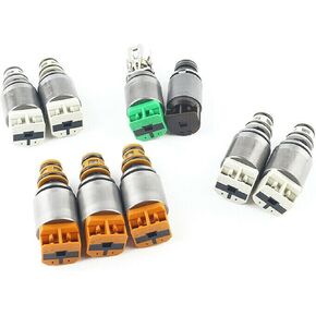 9 PCS 8HP45 8HP70 Transmission Solenoids Set Compatible For Audi Q7 Compatible For Jaguar XJ/Range Rover Transmission Solenoids Parts in Kuwait