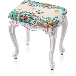 Talayituse براون البقرة طباعة البراز يغطي مربع تمتد مستطيل بار البراز يغطي الجاكار الغرور غطاء البراز مع مرونة مقعد البراز حامي للحمام، 2 حزمة in Kuwait