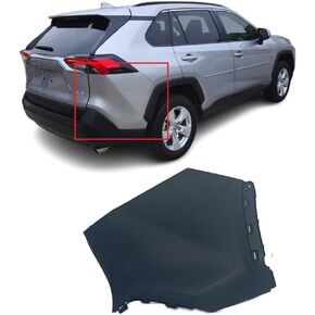 FitParts Compatible With Rear Bumper Cover Right Passenger Side 2019-2023 Toyota RAV4 Canada Built LE XLE XSE SE Limited. New, Primed. 521610R906 TO1117110 in Kuwait