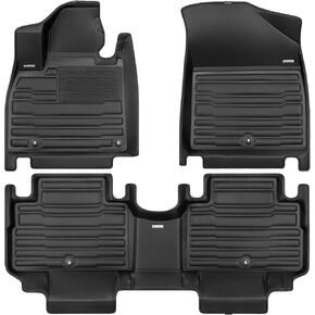 TuxMat - for Lexus GX 5-Seater 2024-2026 Models - Custom Car Mats - Maximum Coverage, All Weather, Laser Measured - This Full Set Includes 1st and 2nd Rows in Kuwait