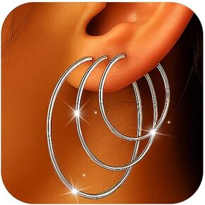 Stainless Steel Gold Plated Earrings for Women Hypoallergenic Hoop Cartilage Small CZ Piercing Earring Tiny Ball Cubic Zirconia Stud Earrings Women's Earring Loop Earrings Set in Saudi Arabia