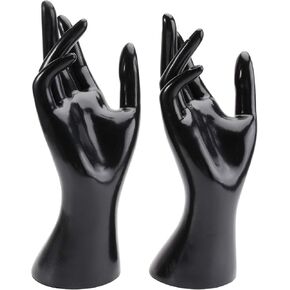 Zerodeko 2pcs Female Mannequin Hand Plastic Hand Stand Jewelry Display Rack (Skin) in Saudi Arabia