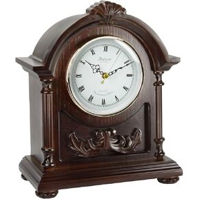 ساعة Bedford Clock Collection Wood Mantel مع الدقات in Kuwait
