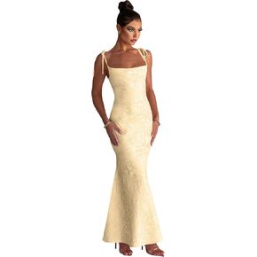 Jacquard Prom Ball Gown Dress Long for Women 2026 Adjustable Straps Mermaid Formal Evening Party Dress in Kuwait