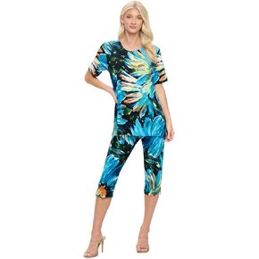 Jostar Capri Pant Set Short Sleeve - 9003BN-SRP1-W440 in Kuwait