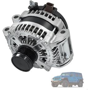 56029809AA Alternator 12V 240A Compatible With 2018 2019 2020 2021 2022 2023 J-eep Wrangler 2.0L 6-Groove Pulley Replace 104211-1091 in Kuwait
