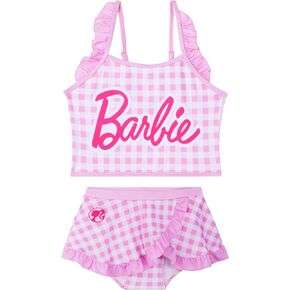 Barbie Girls Swimsuit Set 5-14 Yrs, Two Piece Bikini Set, Adjustable Strap Bathing Suits Swimwear, Swimming Gifts for Girls in Kuwait