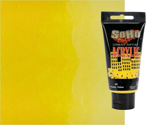 SoHo Urban Artist Heavy Body Acrylic Paint - 250 ml Tube - Cadmium Red Light Hue - Thick, Rich Color, Excellent Coverage, Professional Quality - Artists Acrylic Paint in Kuwait
