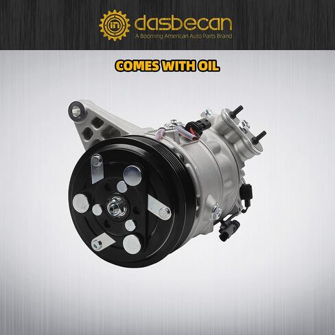 Dasbecan Air Compressor Compatible with 2013-2022 Buick Enclave, 2013-2022 Chevrolet Traverse 3.6L, 2013-2016 GMC Acadia 3.6L Air Conditioning Replaces# 68322 in Saudi Arabia