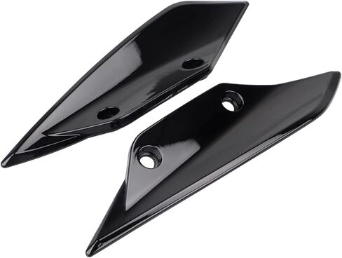 Black Air Deflectors Motorcycle Front Side Spoiler Winglets Fairing ABS for B-MW S1000RR 2009-2014 in Kuwait
