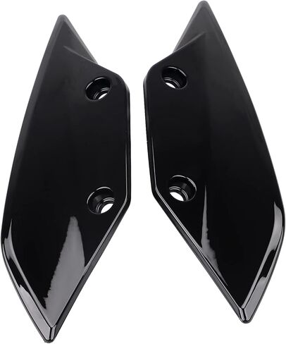 Black Air Deflectors Motorcycle Front Side Spoiler Winglets Fairing ABS for B-MW S1000RR 2009-2014 in Kuwait