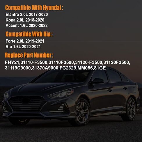 2017-2022 Fuel Pump Assembly Compatible for Hyundai Elantra 2.0L 2017-2020, Kona 2.0L 2018-2020, Accent 1.6L 2020-2022, for Kia Forte 2.0L 2019-2021, Rio 1.6L 2020-2021, Replaces 31110-F3500 FG2329 in Kuwait