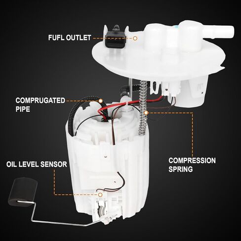 2017-2022 Fuel Pump Assembly Compatible for Hyundai Elantra 2.0L 2017-2020, Kona 2.0L 2018-2020, Accent 1.6L 2020-2022, for Kia Forte 2.0L 2019-2021, Rio 1.6L 2020-2021, Replaces 31110-F3500 FG2329 in Kuwait