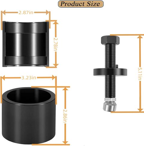 303-1260 ZTSE4705 العمود المرفقي مزيل الختم الأمامي وارتداء كم حلقة أداة لفورد 6.4L Powerstroke محرك الديزل F-250 F-350 F-450 F-550 365-MaxxForce7 2008-2010 in Kuwait