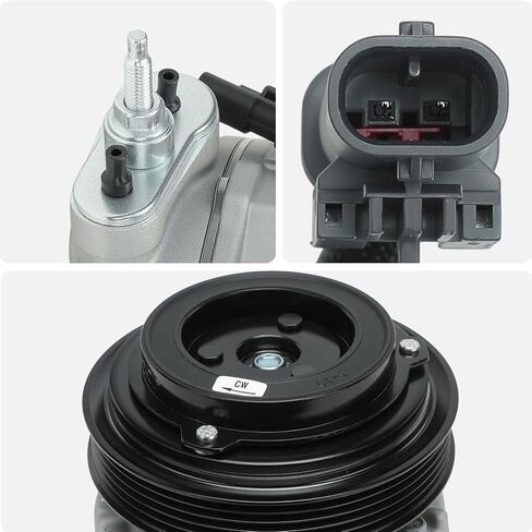 ضاغط مكيف الهواء AISIN ACCGM-00062 - متوافق مع شيفروليه إكوينوكس 2012-2015 2.4 لتر، جي إم سي تيرين 2012-2015 2.4 لتر - مع أخدود 5 بكرات، مع قابض in Saudi Arabia