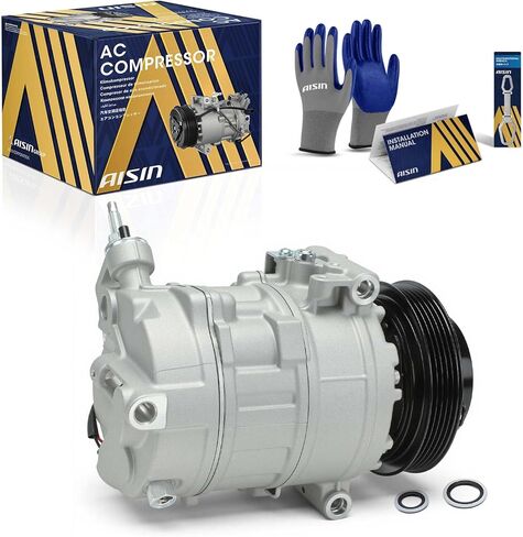 ضاغط مكيف الهواء AISIN ACCGM-00062 - متوافق مع شيفروليه إكوينوكس 2012-2015 2.4 لتر، جي إم سي تيرين 2012-2015 2.4 لتر - مع أخدود 5 بكرات، مع قابض in Saudi Arabia