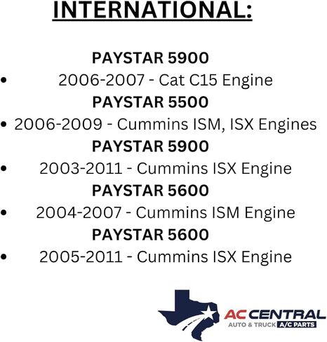 طقم ضاغط مكيف الهواء لـ International/Navistar 9200i 9400i 9900i 9400 9200 Paystar 5500 5900 5600 in Saudi Arabia