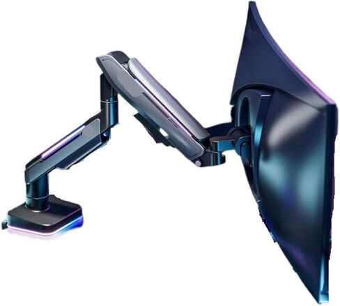 E-sports hairtail screen monitor bracket curved screen RGB pneumatic computer lifting mechanical cantilever T18-1H in Saudi Arabia