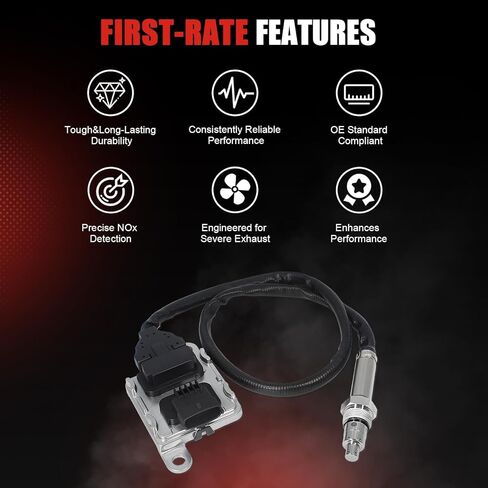 22303391 5WK97366 NOx Sensor Compatible with Volvo 2010-2019 C70 VHD VNM VNL VT,Nitrogen Oxide Sensor Fits for Mack 2010-2018 CHU612 CHU613 GU712 GU713 GU812 GU814 LEU612 LEU613 MP7 MP8 MRU612 MRU613 in Kuwait