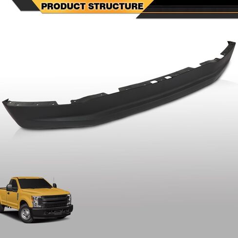 Front Lower Air Deflector Valance Panel Compatible with Ford F250 F350 F450 F550 Super Duty Pickup 2017-2019, Fit for 4-Wheel Drive Models Black in Saudi Arabia