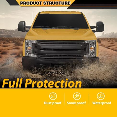 Front Lower Air Deflector Valance Panel Compatible with Ford F250 F350 F450 F550 Super Duty Pickup 2017-2019, Fit for 4-Wheel Drive Models Black in Saudi Arabia