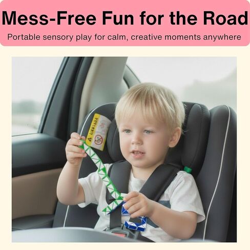 Travel Fidget Toy مجموعة للأطفال 26pcs مجموعة الحسية لإخفاء الإجهاد إبداع الفوضى شاشة مجانية تشمل حقيبة شاطئية للتخزين مثالية لتخزين الطائرات على الطريق هدية عيد ميلاد هدية عيد ميلاد in Saudi Arabia