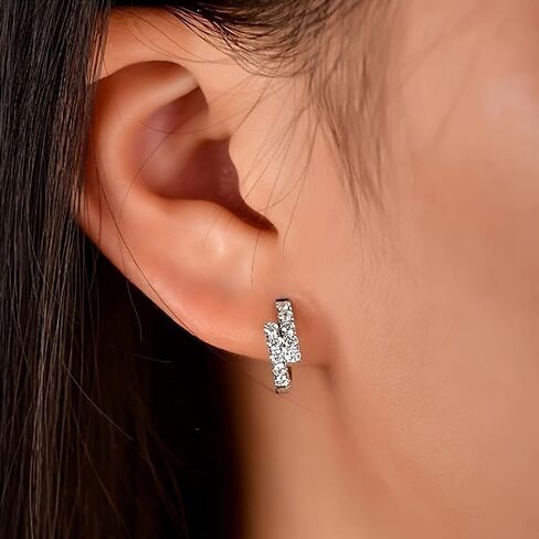 Delicate Creative Overlapping Line Hoop Earrings​ for Women Men Daily Casual Party Vacation Wear Jewelry Accessory in Saudi Arabia