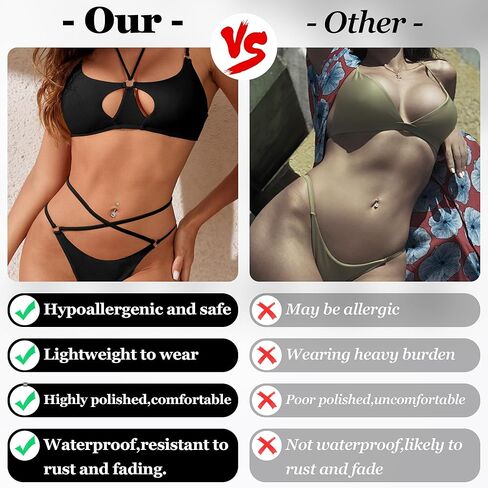 14G G23 Pure Titanium Belly Button Rings for Women Internally Threaded Curved Belly Rings Barbell Navel Rings Hypoallergenic Belly Piercing Jewelry 6-16mm Silver 10mm in Kuwait