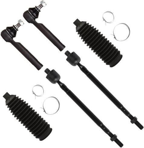 6pc Set Front Suspension Kit Outer Inner Tie Rod End w/Boots Replacement for 2009-2013 For Subaru Forester 2015-2019 For Subaru WRX in Saudi Arabia