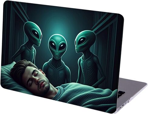 Compatible with MacBook Air 13.6-inch, Hard Shell Case with Keyboard Cover and Screen Protector (A2681, M2 chip / A3113, M3 chip / A3240, M4 chip, 2022-2025 Release) - Aliens MC22652 in Kuwait