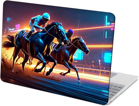 Compatible with Surface Laptop 5/4/3 13.5 inch, Hard Shell Case with Keyboard Cover and Screen Protector (Models:1951&1868, 2022 2021 2019 Release) - Horses MC22556 in Kuwait