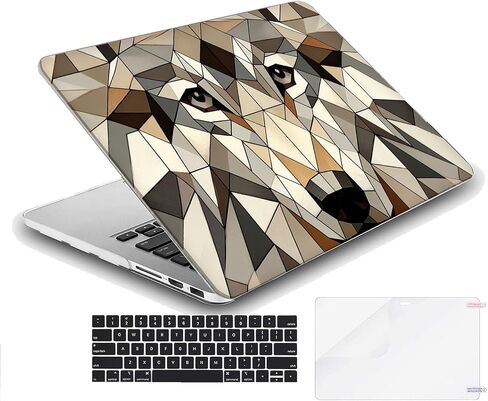 متوافق مع جهاز MacBook Air مقاس 15.3 بوصة، حافظة صلبة مع غطاء لوحة مفاتيح وواقي شاشة (A2941، M2 Chip / A3114، M3 Chip / A3241، M4 Chip، إصدار 2023-2025) - Wolf MC22740 in Saudi Arabia