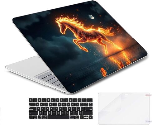 Compatible with Surface Laptop Go 2/1 12.4 inch, Hard Shell Case with Keyboard Cover and Screen Protector (Models:2013&1943, 2022 2020 Release) - Fire Horse MC22794 in Saudi Arabia