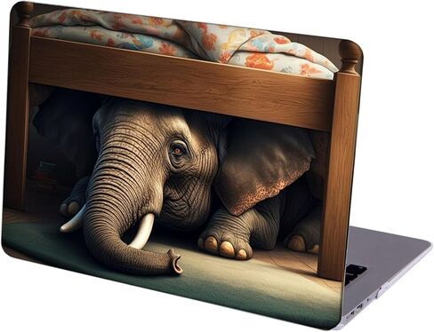 Compatible with MacBook Air 15.3-inch, Hard Shell Case with Keyboard Cover and Screen Protector (A2941, M2 Chip / A3114, M3 Chip / A3241, M4 Chip, 2023-2025 Release) - Elephants MC22767 in Saudi Arabia