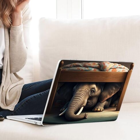 Compatible with MacBook Air 15.3-inch, Hard Shell Case with Keyboard Cover and Screen Protector (A2941, M2 Chip / A3114, M3 Chip / A3241, M4 Chip, 2023-2025 Release) - Elephants MC22767 in Saudi Arabia