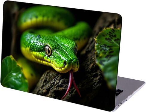 متوافق مع جهاز MacBook Pro مقاس 16 بوصة، حافظة صلبة مع غطاء لوحة مفاتيح وواقي شاشة (A2141، إصدار 2020 2019) - Snakes MC23403 in Saudi Arabia
