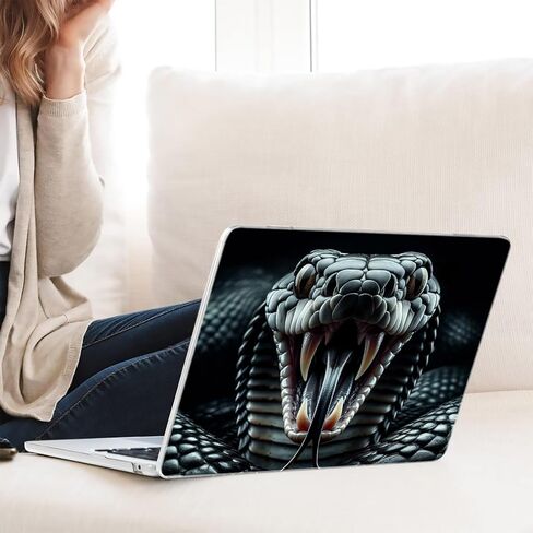 Compatible with MacBook Pro 16-inch, Hard Shell Case with Keyboard Cover and Screen Protector (A2141, 2020 2019 Release) - Snakes MC23403 in Saudi Arabia