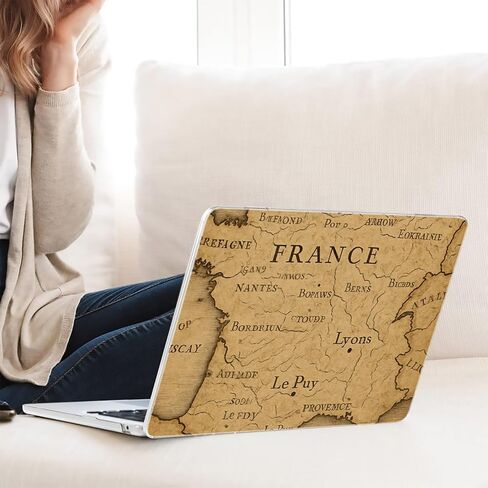 متوافق مع جهاز MacBook Air مقاس 15.3 بوصة، حافظة صلبة مع غطاء لوحة مفاتيح وواقي شاشة (A2941، M2 Chip / A3114، M3 Chip / A3241، M4 Chip، إصدار 2023-2025) - خريطة عتيقة MC22722 in Saudi Arabia