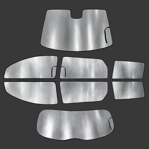 GalaxyAutoShield Custom Fit Reflective Windshield Sun Shade Compatible with 2021 2022 2023 2024 2025 2026 Toyota Sienna Minivan, Insulated Privacy Blockout UV Reflector Protection -Made in USA in Saudi Arabia