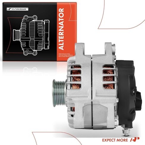 A-Premium Alternator Compatible with Kia Sorento 2019-2020 3.3L, Sedona 2019-2021, Cadenza 2017-2020, 12V 180A 6-Groove Pulley Clockwise, Replace# 373003L050 in Saudi Arabia