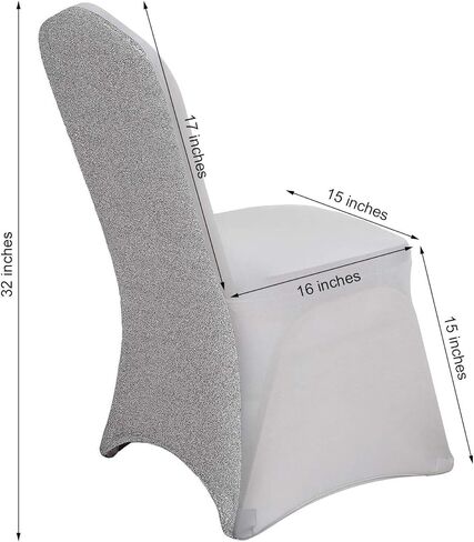 Balsa Circle 100 pcs Pink Spandex Stretchable Banquet Chair Slipcovers Removable Seat Protector Washable Party Wedding Supplies Reception Supplies in Kuwait