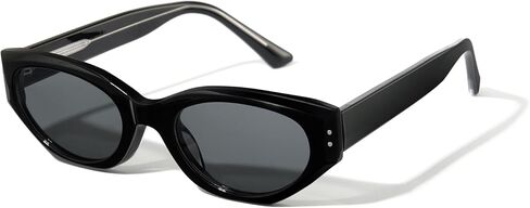 نظارات شمسية Cyxus Acetate Cateye للنساء، خفيفة الوزن للارتداء طوال اليوم وحماية من الأشعة فوق البنفسجية 400 للقيادة والسفر والحفلات 1349 in Saudi Arabia